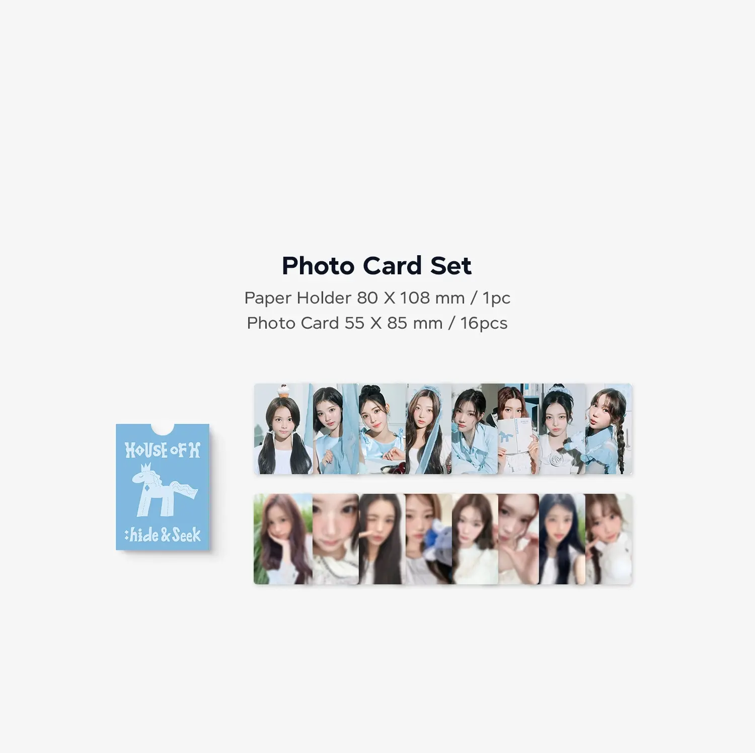 Heart2Hearts H2H Season's Greetings 2026 'House of H : Hide & Seek' SHARING Photocard A4 Poster dan Postcard set season greeting Heart2Hearts H2H Season's Greetings 2026 'House of H : Hide & Seek' SHARING Photocard A4 Poster dan Postcard set season greeting