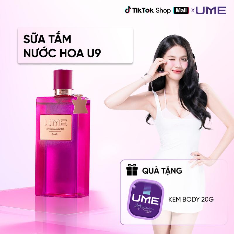 Sữa Tắm Hương Nước Hoa U9 UME Sạch Sâu Lưu Hương Hỗ Trợ Dưỡng Ẩm Mềm Mại Làn Da 250ml - Dưỡng Body Dưỡng Da Body Làm Đẹp Da Sang Trọng & Gợi Cảm