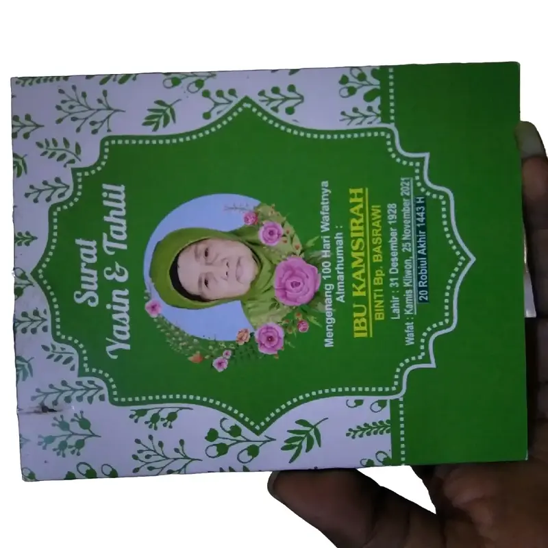 50 buku yasin hal.96 dilengkapi terjemahan. free desain foto dan packing opp Edisi Reguler 0