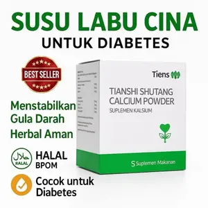 Tiens Susu Labu China - Tienshi Shutang Calcium Powder 100% Original Suplemen Kalsium Herbal untuk Diabetes Halal BPOM