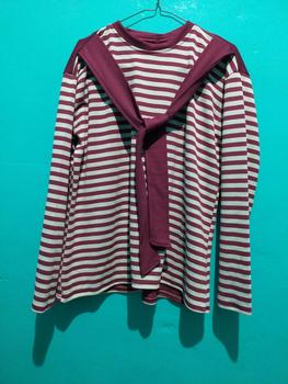 Product Review of JN- Chika Blouse Stripe Atasan  Panjang Wanita Knit Casual Baju Knitted Knitwear Crop Top Outer Cardigan Oversize kemeja  hadeed Motif Kardigan Garis Basic from ** 0