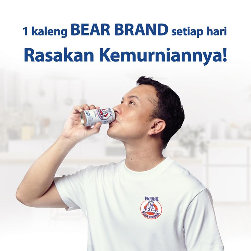 BEAR BRAND Susu Beruang Kaleng Susu Steril 189mlx6pcs Free Container 3