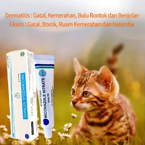 MICONAZOLE SALEP UNTUK SCABIES JAMUR KULIT INFEKSI PADA KUCING & ANJING