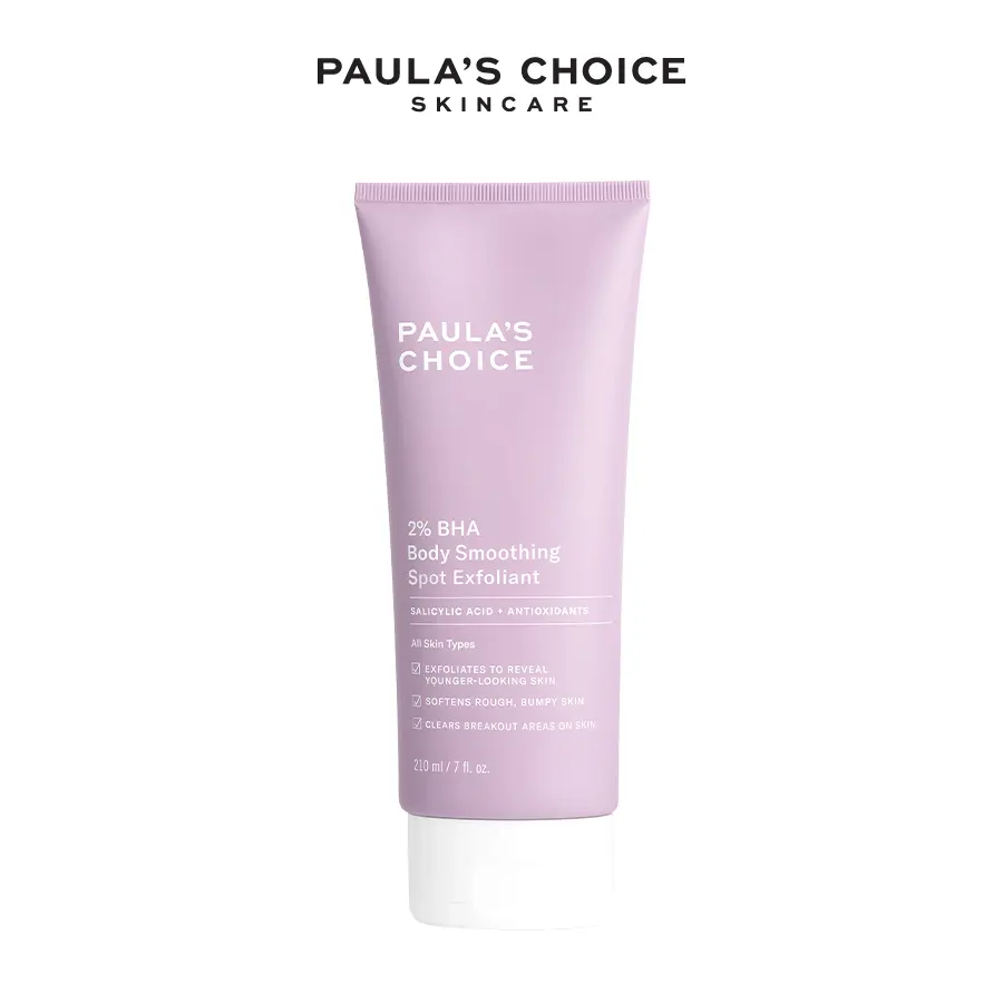 [Paula's Choice x Hannah Olala] Kem dưỡng thể hỗ trợ giảm mụn và làm mịn da Paula's Choice 2% BHA Body Smoothing Spot Exfoliant 210ml mã A5701 | BigBuy360 - bigbuy360.vn