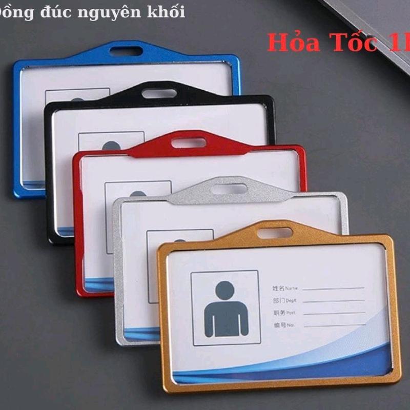 Bảng tên kim loại, bảng tên đơn, thẻ đeo bảng tên, mẫu thẻ đứng, mặt thẻ ngang