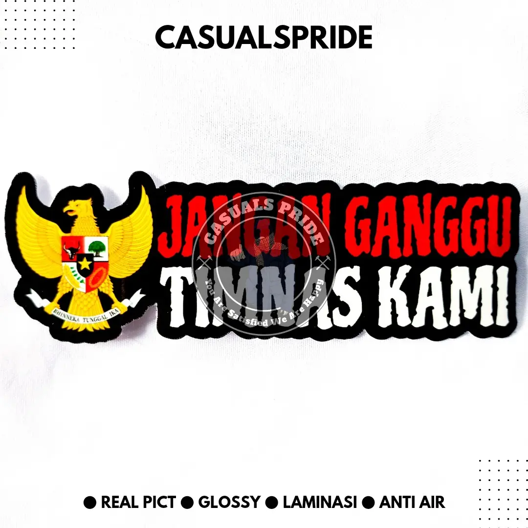 Stiker Timnas Garuda LA Grande Ultras Indonesia Anti Air - Kertas ...