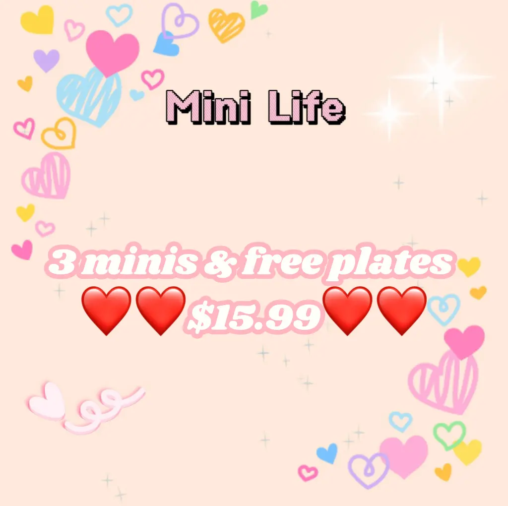 【Pick minis you like】for the unique and lovely you