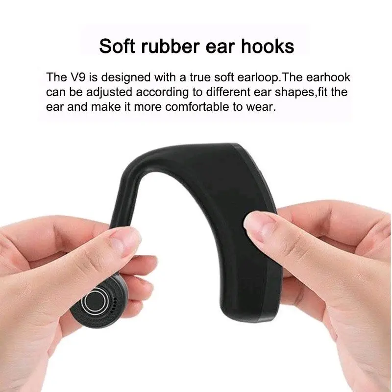 Earphone Bluetooth V9 / V8 8D BASS Wireless Headset 5.0 Business Sport 3