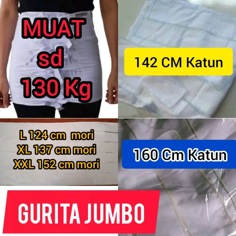 Gurita ibu melahirkan JUMBO sampai 130 Kg Grito Habis Melahirkan 36x142 cm L XL XXL / Gurita Ibu Melahirkan Tali SUPER JUMBO 160 CM Bayi Bunda 1
