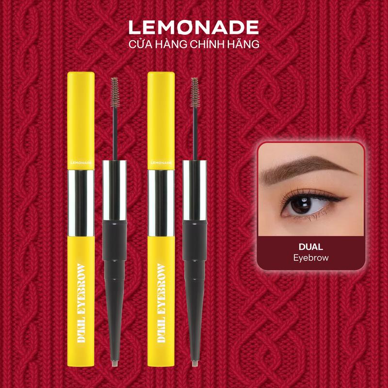  Combo 02 Chì kẻ mày 2 đầu Lemonade Dual Eyebrow 2.75gx2 
