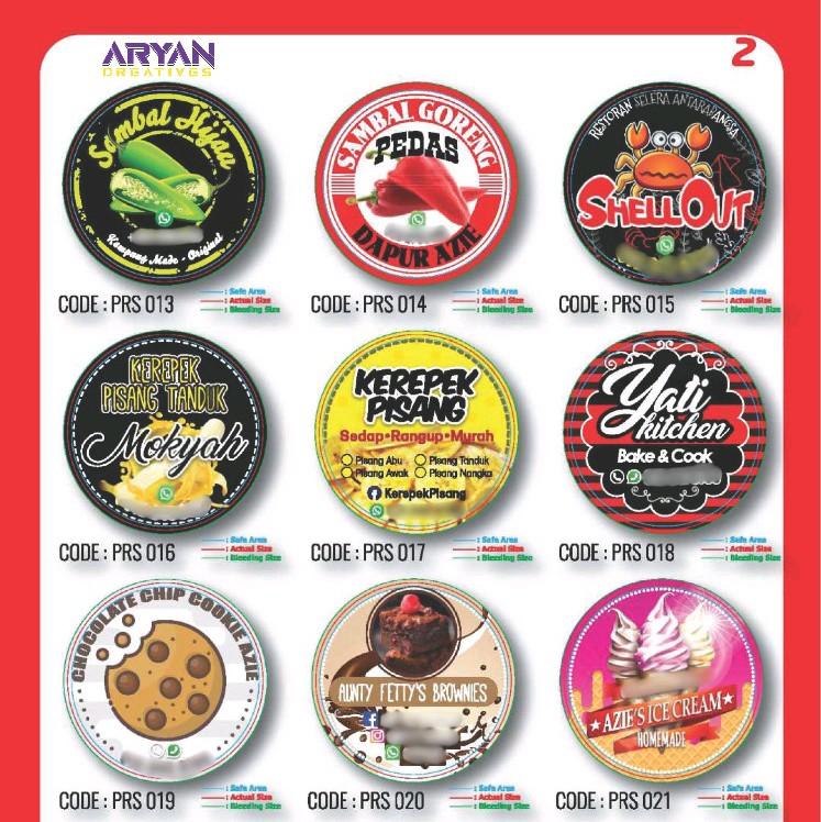Waterproof Sticker Label Produk Murah Custom (Saiz A3) White - TikTok ...