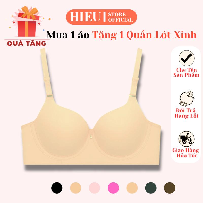    Mua 1 Áo Tặng 1 Quần   Áo Ngực Big Size Có Gọng Mút Mỏng 0.5Cm Chất Liệu Cotton Lạnh Mát Thoáng Khí - 8802 