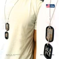 Gambar Dogtag / dogtags Super Polished USA MADE Mirror March Mengkilap 100% custom kalung Tentara dari Alpha Tags Kab. Tangerang 3 Tokopedia