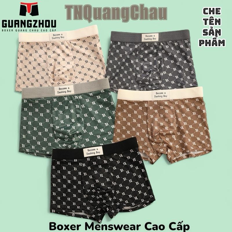 BECOME B Sịp đùi Boxer Nam Lụa Băng Thun Lạnh siêu mỏng co dãn 4 Chiều [BECOME B] Quần Boxer Menswear
