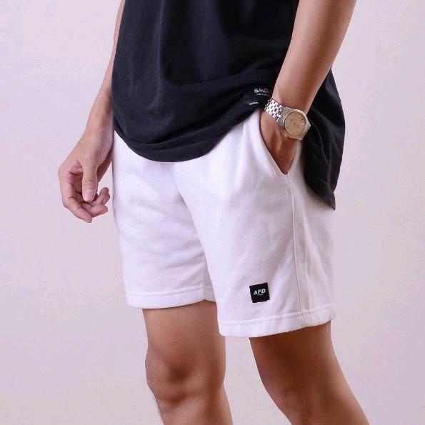 Celana pendek pria dewasa laki laki warna hitam biru putih abu abu coksu 2