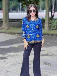 Baju Batik Korpri Wanita Seragam Terbaru 2026 Full Furing Kancing Dalam