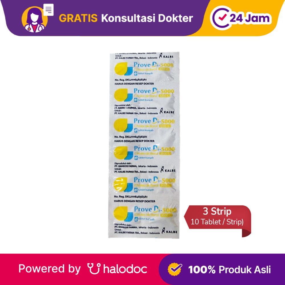 Prove D3-5000 IU 3 Strip (10 Tablet/Strip)