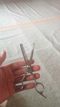 Product Review of Gunting Potong Rambut Stainless Penipis Sasak Flat  Salon Barbershop Pangkas Rambut Steel from f**a 1