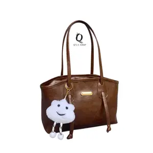 [Beli Lokal] AMIRA TOTEBAG BAHU WANITA/TAS SHOULDERBAG BAHU KEKINIAN WANITA (FREE BONEKA)