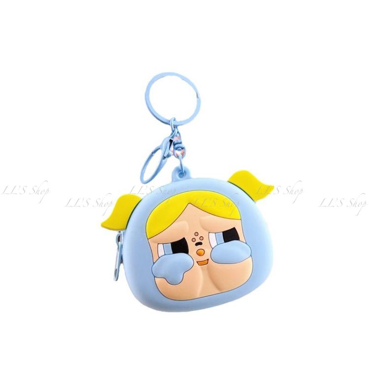 Product Introduction of LL'S | CryBaby Powerpuff Girls cartoon stereo silicone coin purse keychain friend couple gift schoolbag pendant bag charm accessories friendship key ring adorable  toys cry  baby 18