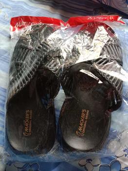 Product Review of [MACKER'S] 2433 Sandal Slop Tali Silang Sandal Karet Wanita Tinggi Tebal Ringan Kasual Anti Licin from Y**Y 0