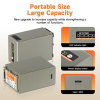 Gambar PALO Baterai NP-FV100 4590mAh TYPE-C untuk Sony FV-100 NPFV100 HDR-CX150E HDR-XR150 DCR-DVD308 DCR-SR300 1800X Siklus Pakai - Baterai-1pcs dari Palo Baterai Kota Administrasi Jakarta Utara 5 Tokopedia