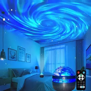 KS Led LQ65 lampu Proyektor Langit Tidur Malam Aesthetic/ Pesta / Lampu Disco/ Lampu Hiasan projection Light galaxy aurora