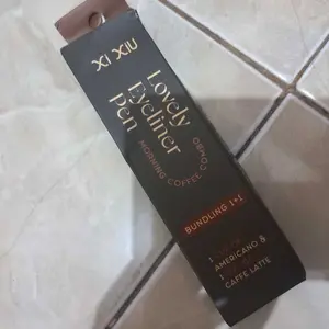 [PAKET ISI 2] Xi Xiu Eyeliner Pen Morning Coffe Combo 2 in 1 | Waterproof Tahan Lama Smudgeproof