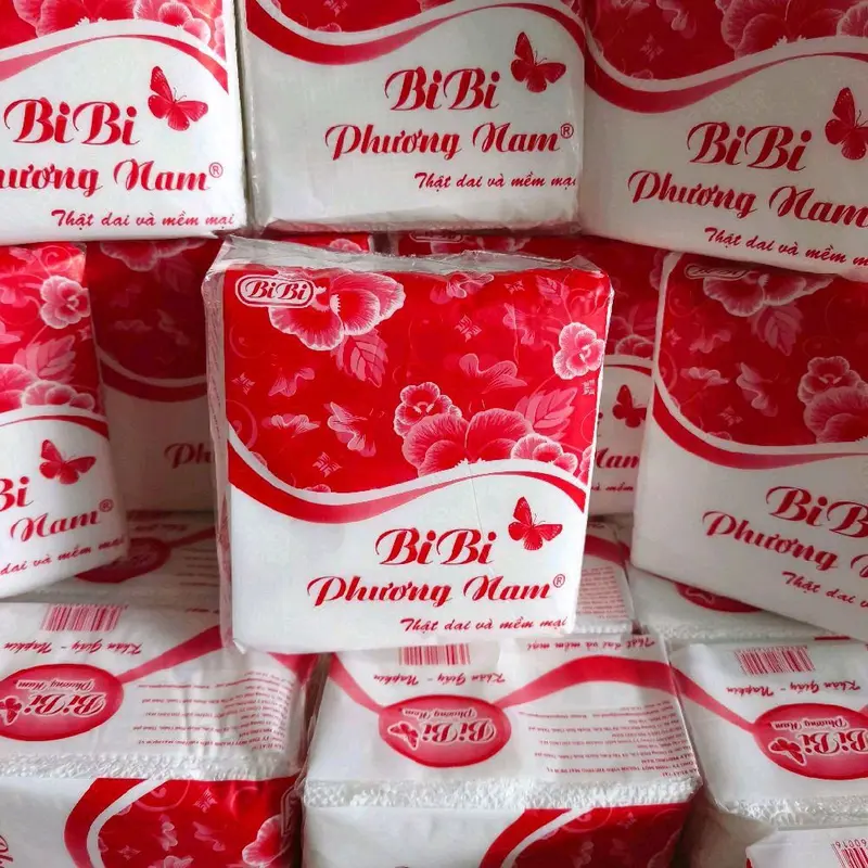 10 GÓI GiẤY VUÔNG CHÍNH HÃNG - giấy vuông bibi_35 tờ 4