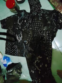 Product Review of Maura Couple / Couple Gamis Kemeja Pria Lengan Pendek Baju Ibu Batik Muslim from r**n s**a H**i 0