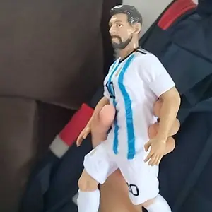 Mbappe ronaldo messi figure set 6 pemain bola