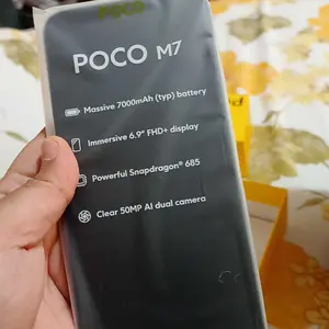 POCO M7 (8GB/256GB) Baterai besar 7000mAh dengan pengisian daya 33W | Layar imersif 6.9" 144Hz | Ekspansi RAM hingga 16GB + UFS 2.2 256GB | 50MP kamera ganda AI [Official Store]