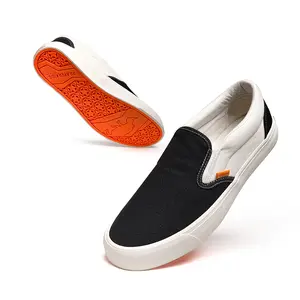 Prayer Kids Slipon OG Black Off White Sepatu Slipon Pria Wanita Fashion