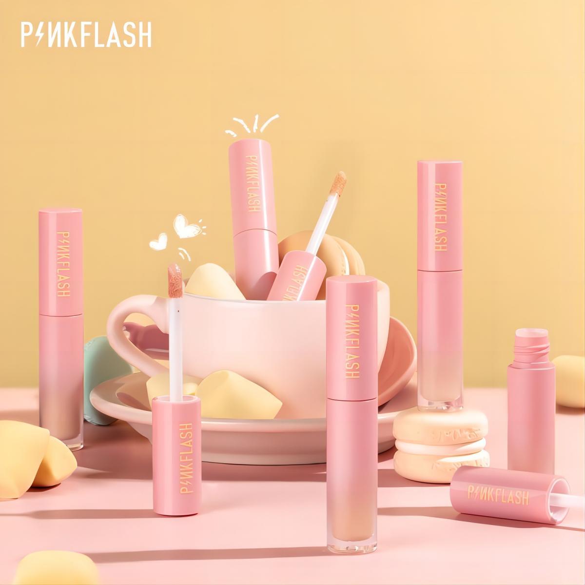 [Official] PINKFLASH OhMyPinkFlash OhMyBreath Liquid Concealer Long Lasting Waterproof Sweat Proof Smooth Full coverage Matte Natural cover dark