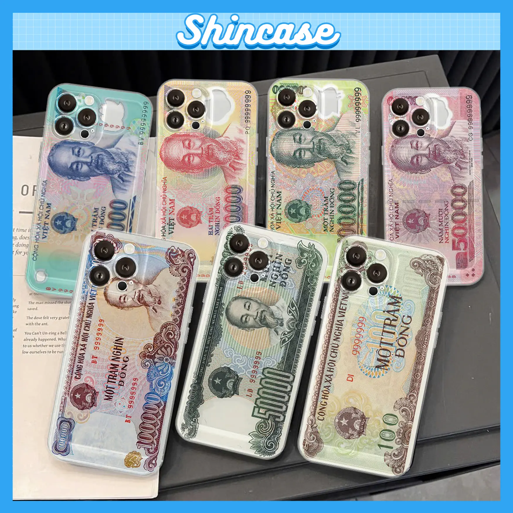 Ốp Lưng iPhone Money Việt Nam Viền Thẳng Chống Sốc Trong Suốt Bảo Vệ Camera - iP 6/6s/7/8/Plus/X/XS/11/12/13/14/15/16/17/Pro/Max/Air Mẫu Việt Nam & Trái Tim Đỏ Vàng