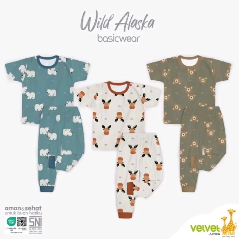 velvet junior, libby baby size S,M,Lpendek panjang, panjang panjang(1STEL) Bayi Bunda Parsel 0