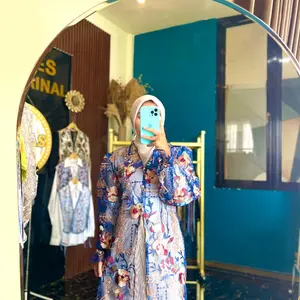 sakura series outer rompi brokat