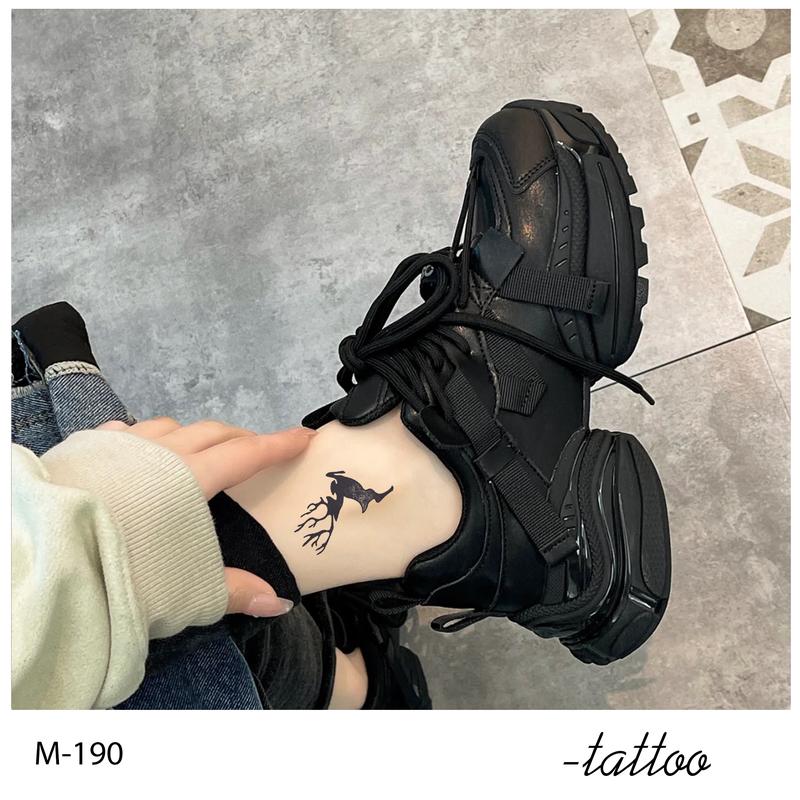 Zoartattoo M-190 stiker tato sementara  【Peta binatang】Tahan lama Tattoo menempel dekorasi seni untuk pria dan wanita 2