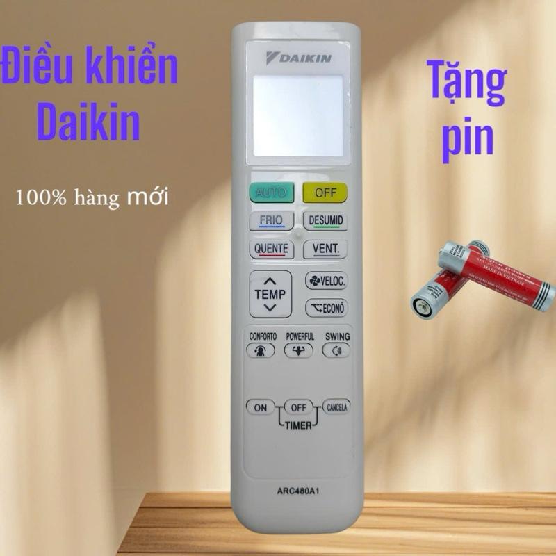  Remote máy lạnh Daikin ARC480A1 nguyên hộp Điều khiển điều hòa Daikin ga 32 nhiều nút check mã lỗi 