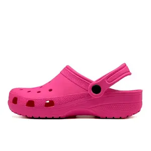 Sandal Baim Classic Wanita Kekinian Tali Belakang Karet Ringan dan Empuk Tersedia Fuschia Ungu Ukuran 36-41