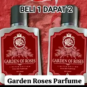 BELI 1 DAPAT 2 PARFUM MURAH MERIAH GARDEN OF ROSES WANGI TAHAN LAMA EDP 30 ml PARPUM PRIA  WANITA UNISEX Wanginya Mewah Toner