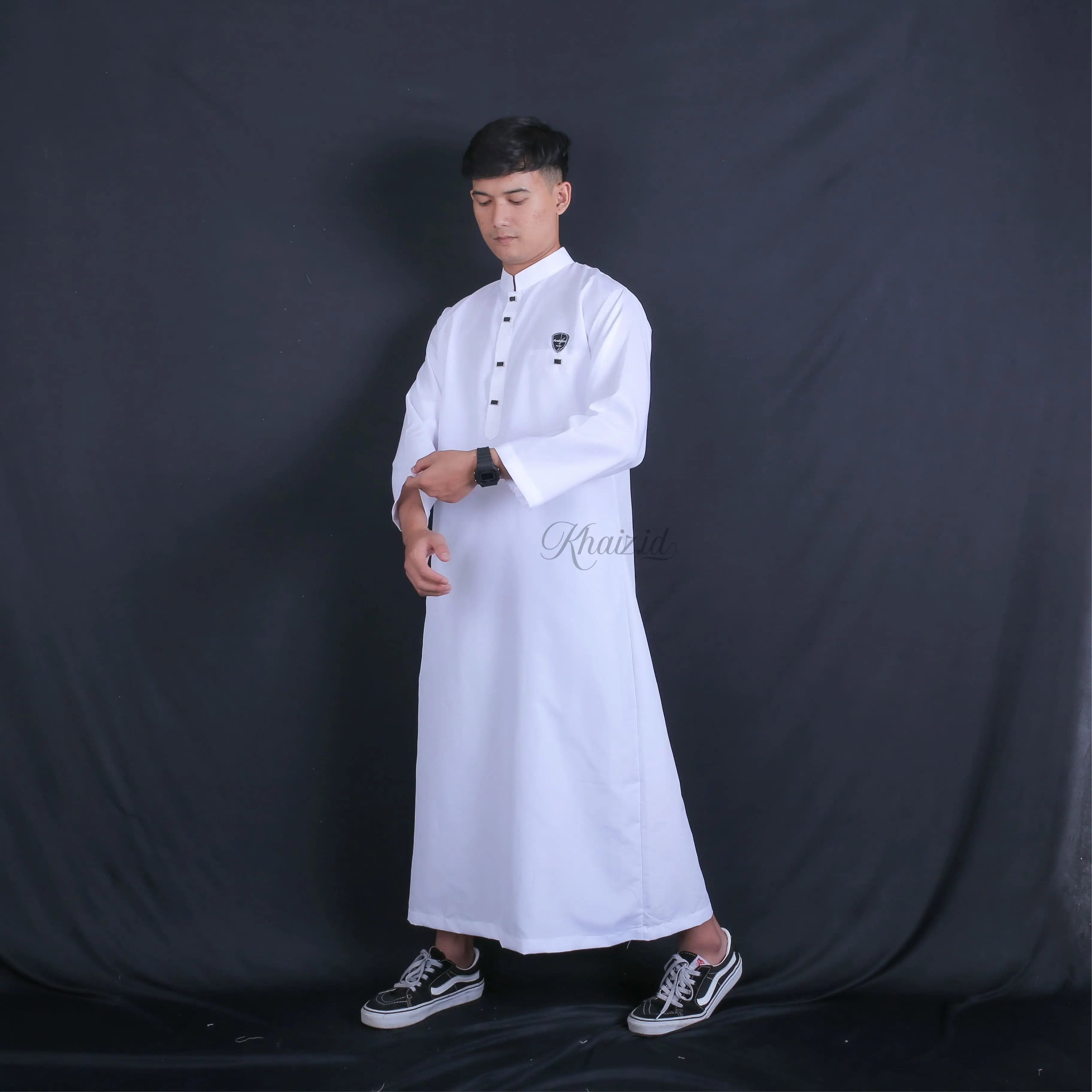 JUBAH PRIA MODEL KANCING SULTAN/GAMIS LAKI LAKI/KOKO ARABIC LAKI LAKI DEWASA MODEL LENGAN PANJANG Muslim