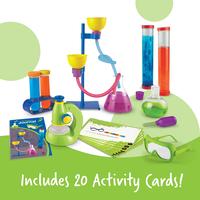 Gambar Learning Resources Primary Science Deluxe Lab Set dengan 2 Tabung Reaksi Besar, Pipet Tetes, 2 Corong, Kacamata Pengaman, Tiang Tinggi, dan 20 Kartu Aktivitas Dua Sisi untuk Ilmuwan Pemula dari Learning Resources Indonesia Kota Tangerang 5 Tokopedia