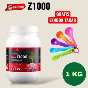 Pupuk Dasshu Z1000 Japan 1 Kg Bonus Sendok Takar Pupuk Organik Akar Buah dan Bunga