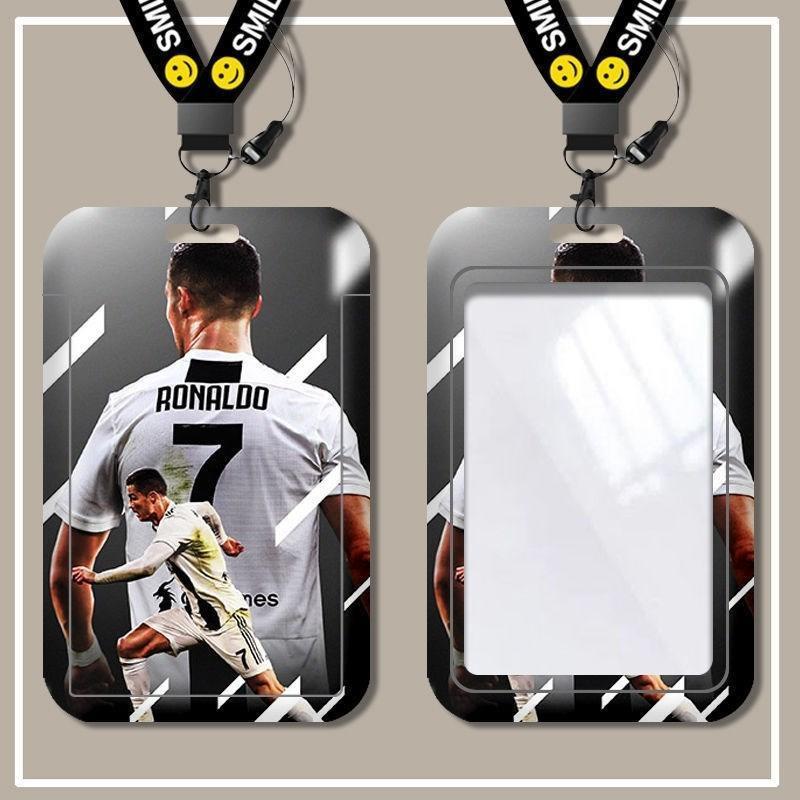 Ngôi sao bóng đá Ronaldo trong khuôn viên trường, hộp thẻ ăn, hộp thẻ xe buýt tàu điện ngầm, thẻ truy cập, hộp bảo vệ 7