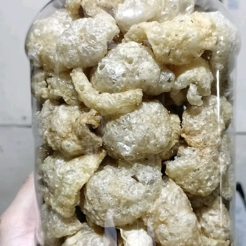 rambak babi cujiuca kerupuk kulit babi samcan non halal Cemilan Toples Snack 1