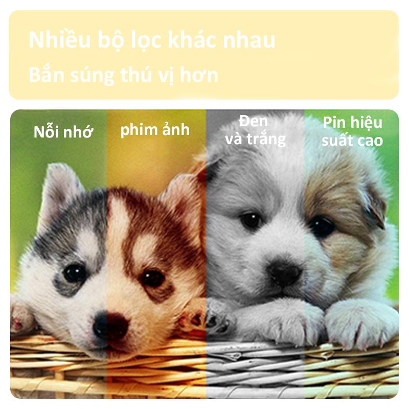 LOOPPOINT Máy ảnh kỹ thuật số Chụp ảnh & Video CCD HD 2.4IPS Màn hình 8x Zoom Mini Pocket Camera cho sinh viên Quà tặng 3