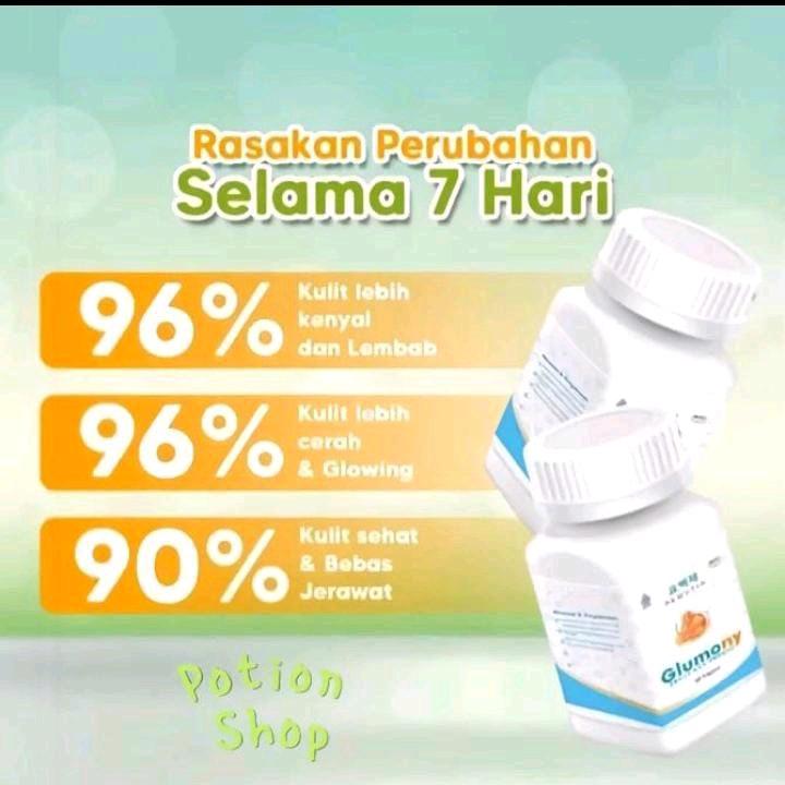 GLUMONY | KAPSUL WHITENING | PEMUTIH BADAN | PEMUTIH WAJAH PROMO 50% 2