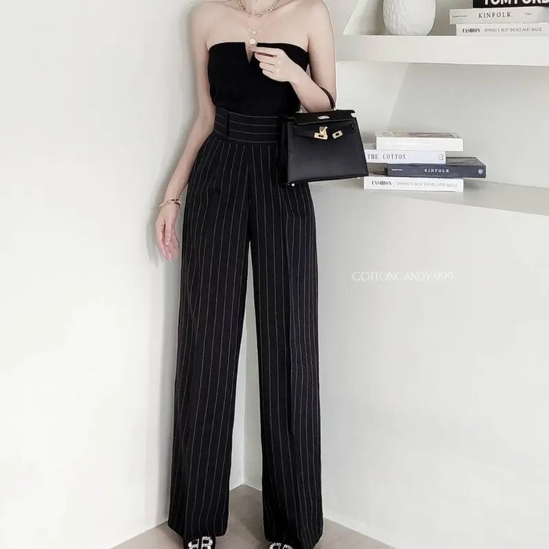 Celana Kulot Panjang Anna Premium Cotton Candy Import Bangkok - Kulot Wanita 2