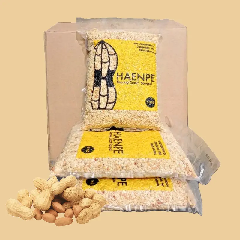 HNP Kacang Cacah Sangrai Premium Beng Beng Nuts Kemasan 1Kg